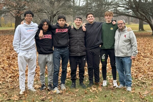 Group of students on a retreat